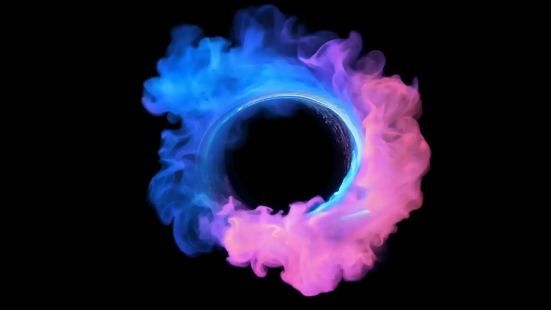 Galactic Smoke Logo Animation Background for Stellar Branding